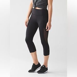 Lululemon size 6 - fast as light crop 19” legging black